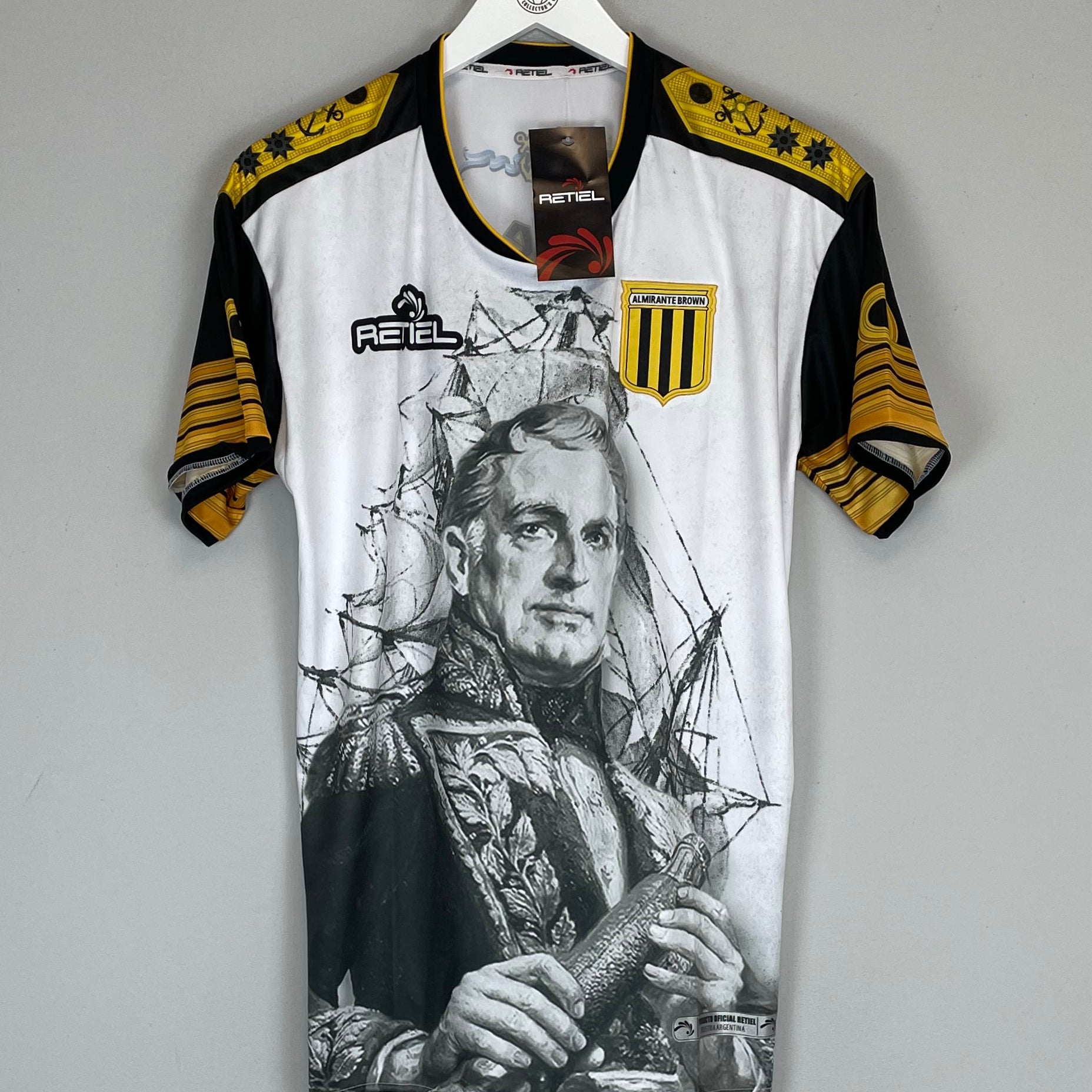 Shop 2021 CLUB ALMIRATE BROWN *BNWT* SPECIAL SHIRT (M) RETIEL, classic football shirts, vintage football shirts & retro soccer jerseys at Cult Kits