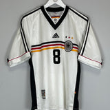Shop 1998/00 GERMANY MATTHAUS #8 HOME SHIRT (M) ADIDAS, classic football shirts, vintage football shirts & retro soccer jerseys at Cult Kits
