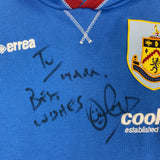 2009/10 BURNLEY *OWEN COYLE SIGNED* HOODIE (L) ERREA