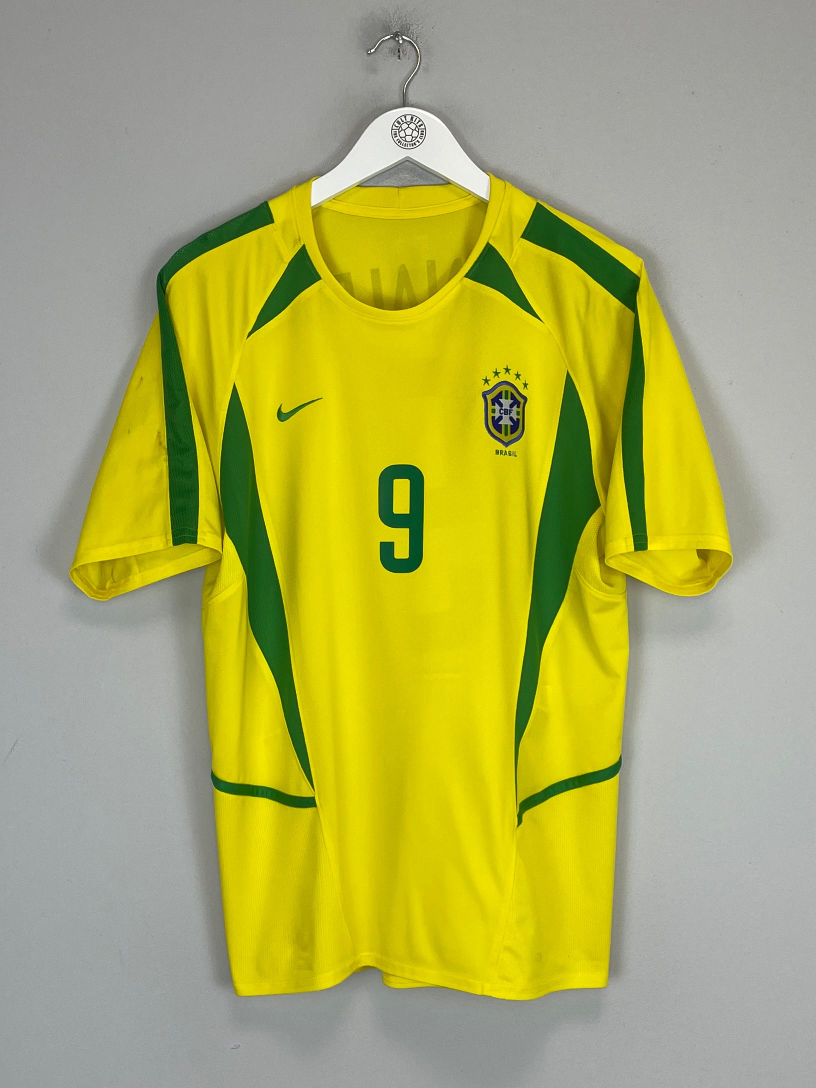 2002 R9 Jersey 2002/04 BRAZIL RONALDO #9 HOME SHIRT (M) NIKE – Cult Kits