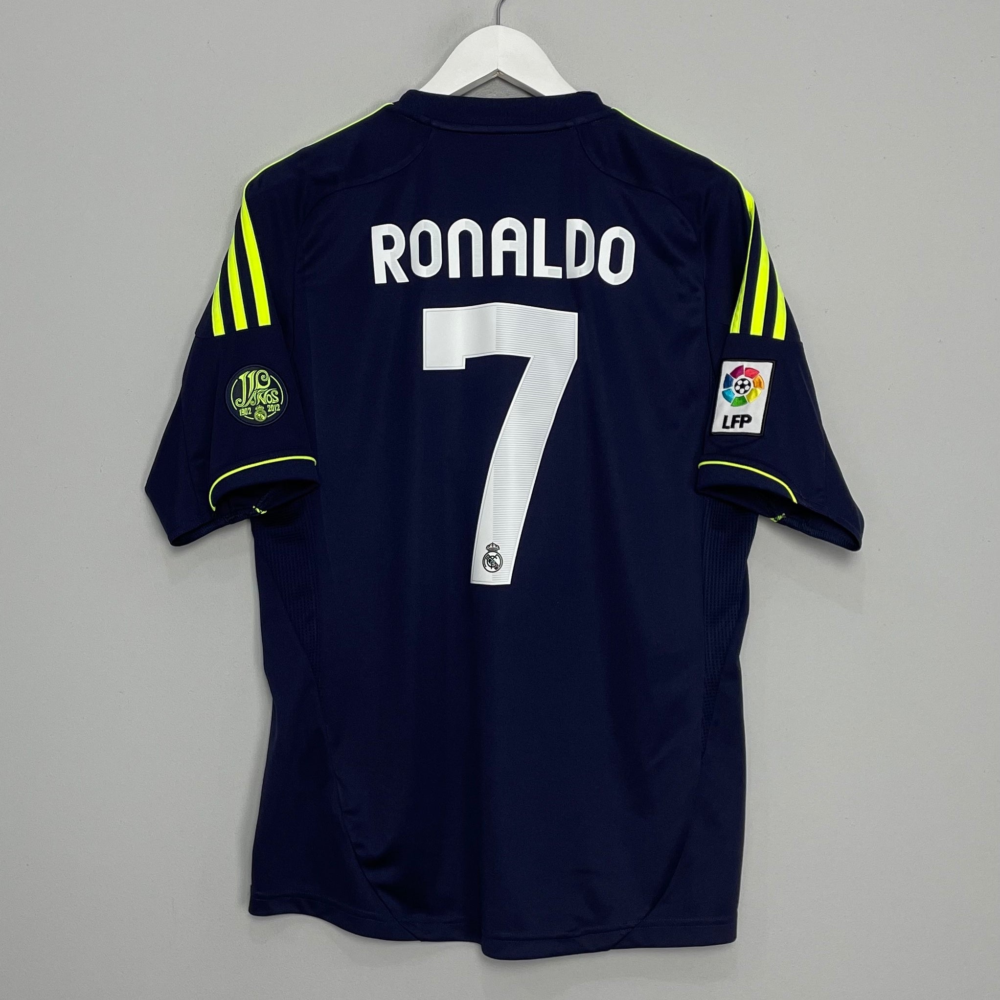 Shop 2012/13 REAL MADRID RONALDO #7 THIRD SHIRT (M) ADIDAS, classic football shirts, vintage football shirts & retro soccer jerseys at Cult Kits
