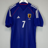 2002 JAPAN NAKATA #7 HOME SHIRT (L) ADIDAS