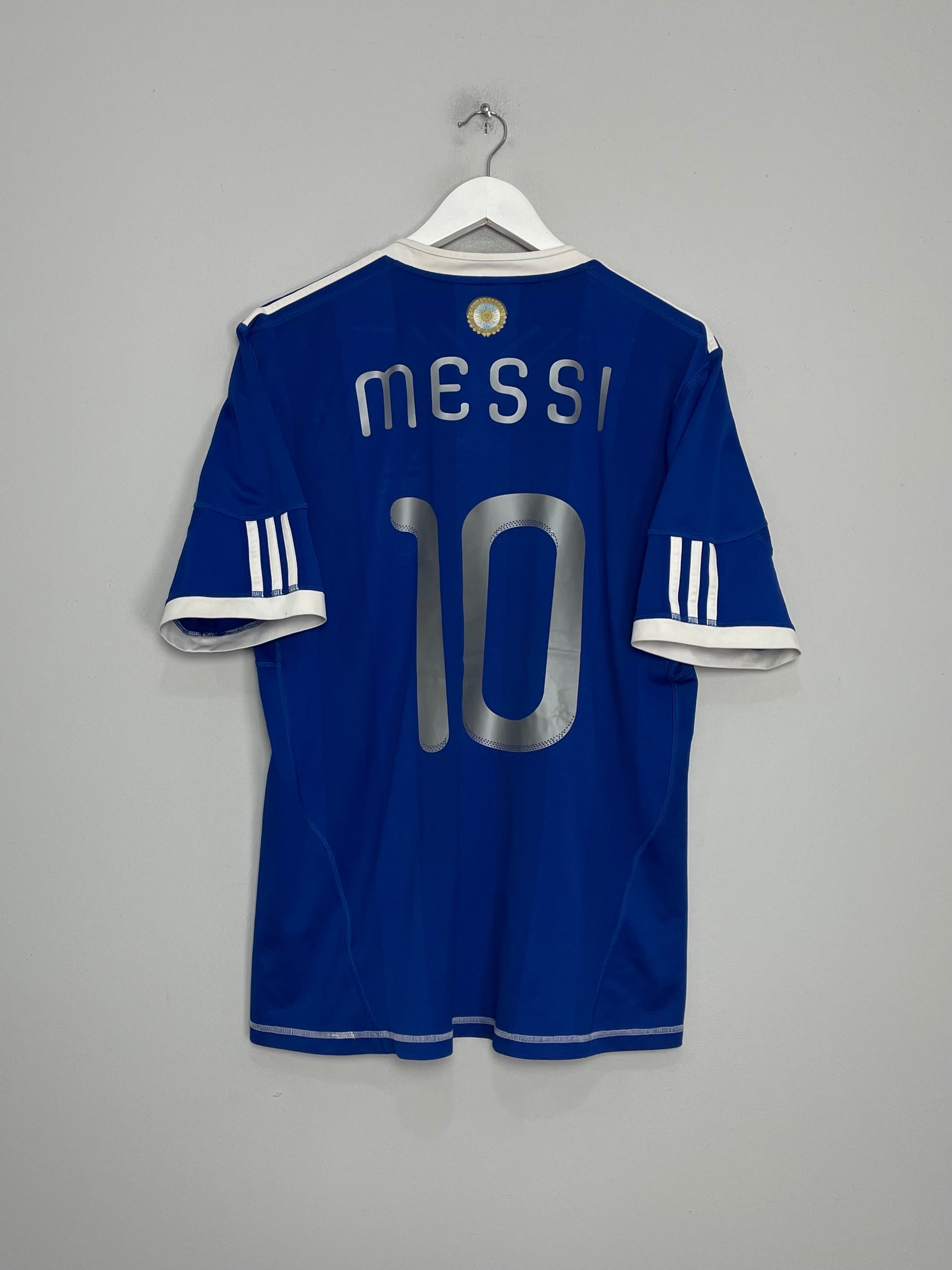 Shop 2010/11 ARGENTINA MESSI #10 AWAY SHIRT (L) ADIDAS, classic football shirts, vintage football shirts & retro soccer jerseys at Cult Kits