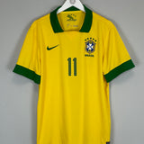 Shop 2013/14 BRAZIL NEYMAR JR #10 HOME SHIRT (XL) NIKE, classic football shirts, vintage football shirts & retro soccer jerseys at Cult Kits