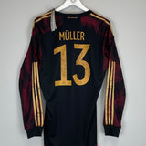 2022/23 GERMANY MULLER #13 *BNWT* L/S AWAY SHIRT (L) ADIDAS