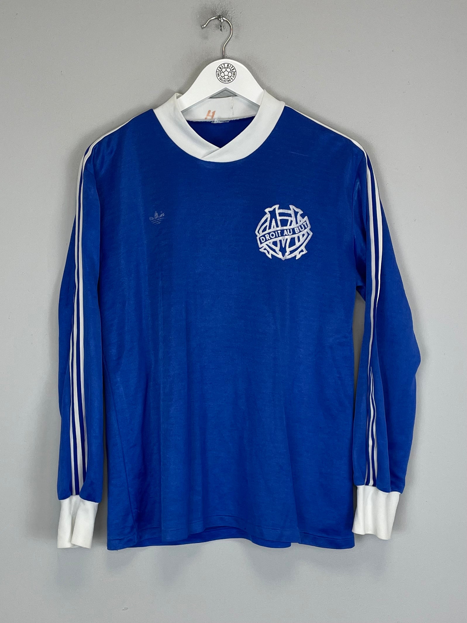 Shop 1986/87 MARSEILLE #2 L/S HOME SHIRT (M) ADIDAS, classic football shirts, vintage football shirts & retro soccer jerseys at Cult Kits