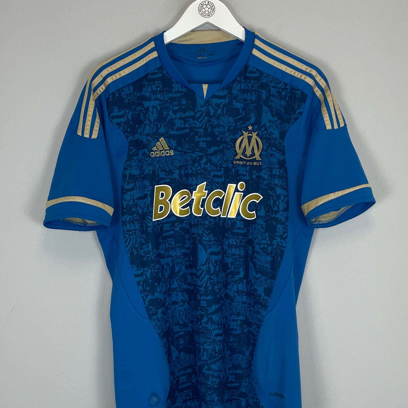 Shop 2011/12 MARSEILLE AWAY SHIRT (M) ADIDAS, classic football shirts, vintage football shirts & retro soccer jerseys at Cult Kits