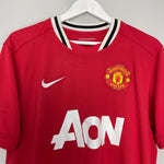 Shop 2011/12 MANCHESTER UNITED ROONEY #10 HOME SHIRT (L) NIKE, classic football shirts, vintage football shirts & retro soccer jerseys at Cult Kits