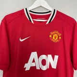 Shop 2011/12 MANCHESTER UNITED ROONEY #10 HOME SHIRT (L) NIKE, classic football shirts, vintage football shirts & retro soccer jerseys at Cult Kits