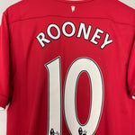 Shop 2011/12 MANCHESTER UNITED ROONEY #10 HOME SHIRT (L) NIKE, classic football shirts, vintage football shirts & retro soccer jerseys at Cult Kits