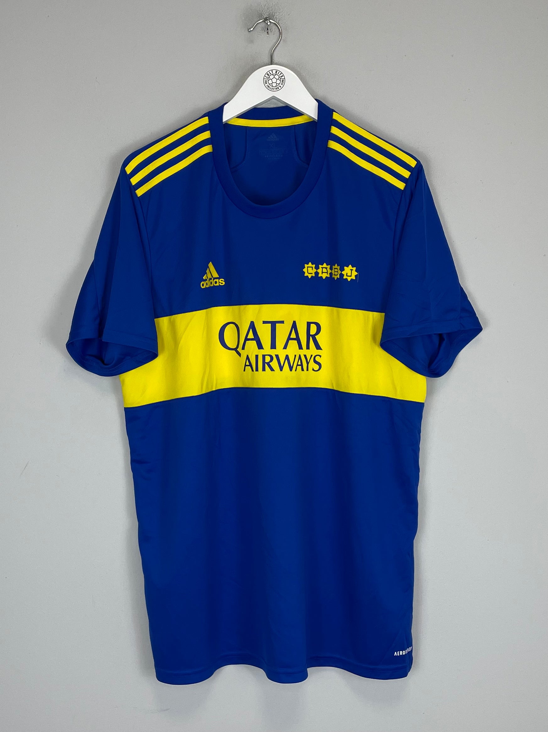 Shop 2021/22 BOCA JUNIORS HOME SHIRT (XL) ADIDAS, classic football shirts, vintage football shirts & retro soccer jerseys at Cult Kits