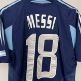 Shop 2004/05 ARGENTINA MESSI #18 AWAY SHIRT (M) ADIDAS, classic football shirts, vintage football shirts & retro soccer jerseys at Cult Kits