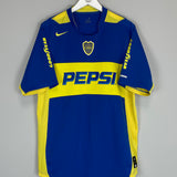 2004/05 BOCA JUNIORS PALERMO #9 HOME SHIRT (XL) NIKE