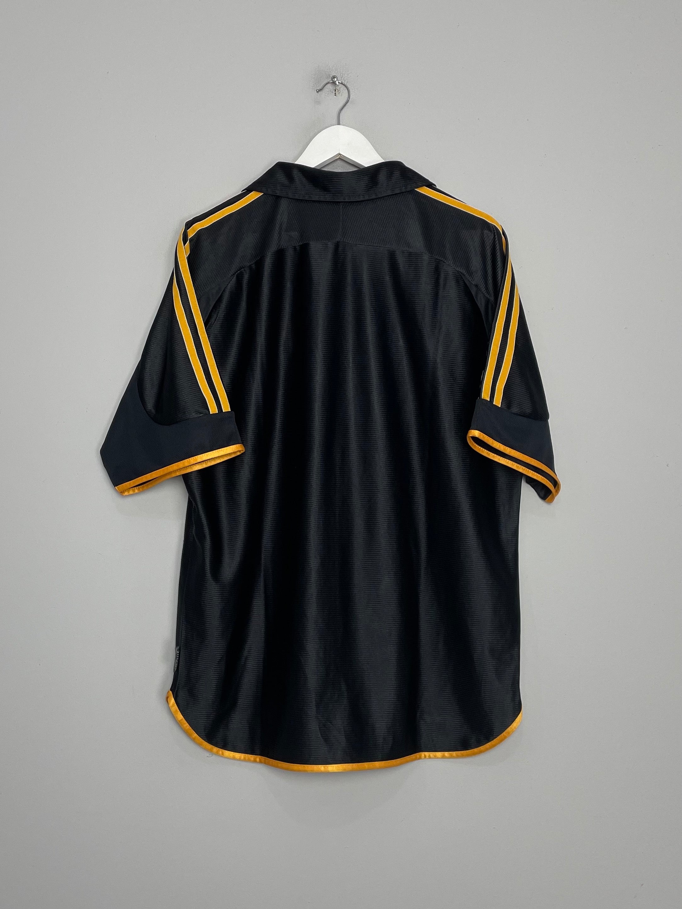 Shop 1999/01 REAL MADRID AWAY SHIRT (L) ADIDAS, classic football shirts, vintage football shirts & retro soccer jerseys at Cult Kits