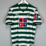 Shop 2004/05 SPORTING CP HOME SHIRT (L) REEBOK, classic football shirts, vintage football shirts & retro soccer jerseys at Cult Kits