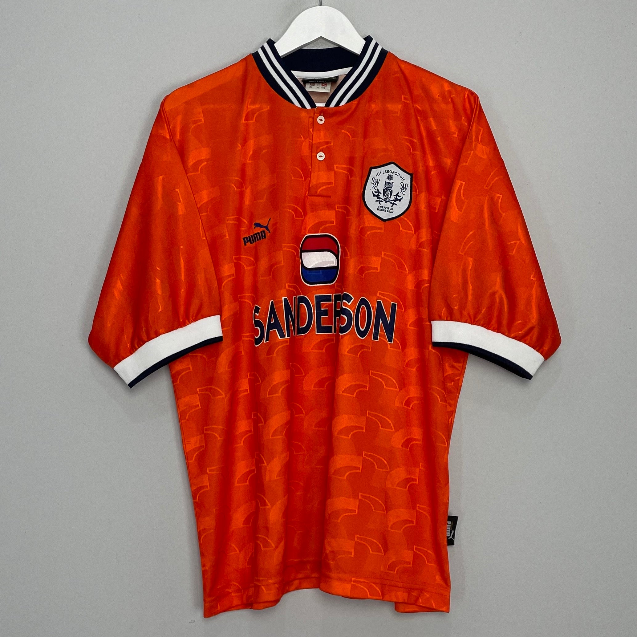 Shop 1996/98 SHEFFIELD WEDNESDAY AWAY SHIRT (XL) PUMA, classic football shirts, vintage football shirts & retro soccer jerseys at Cult Kits