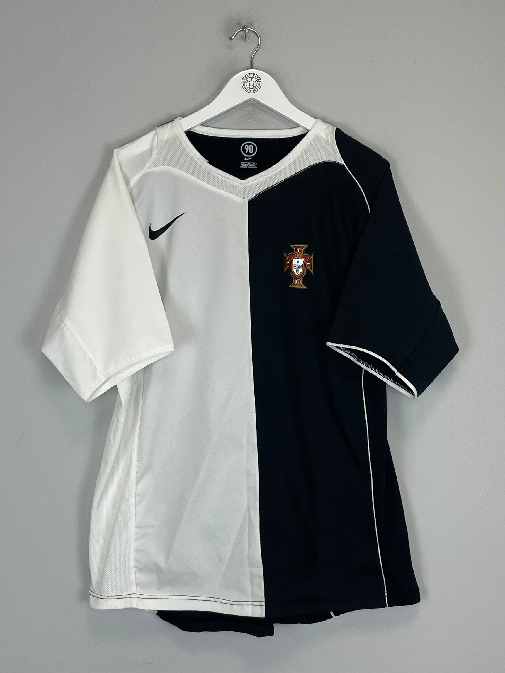 Shop 2004 PORTUGAL C.RONALDO #17 ANTI RACISM SHIRT (XL) NIKE, classic football shirts, vintage football shirts & retro soccer jerseys at Cult Kits