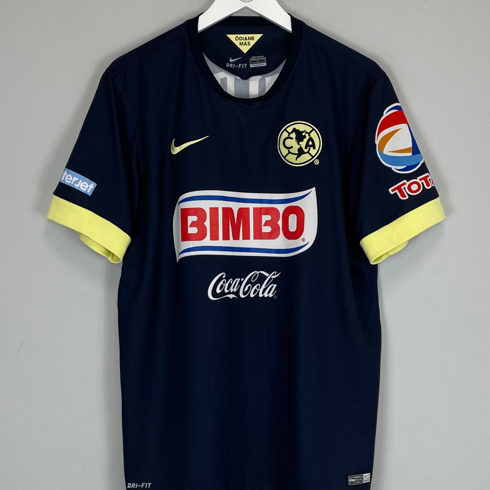 Shop 2014/15 CLUB AMERICA AWAY SHIRT (L) NIKE, classic football shirts, vintage football shirts & retro soccer jerseys at Cult Kits