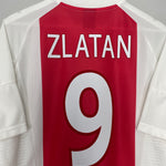 Shop 2002/03 AJAX ZLATAN #9 HOME SHIRT (M) ADIDAS, classic football shirts, vintage football shirts & retro soccer jerseys at Cult Kits