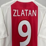 Shop 2002/03 AJAX ZLATAN #9 HOME SHIRT (M) ADIDAS, classic football shirts, vintage football shirts & retro soccer jerseys at Cult Kits