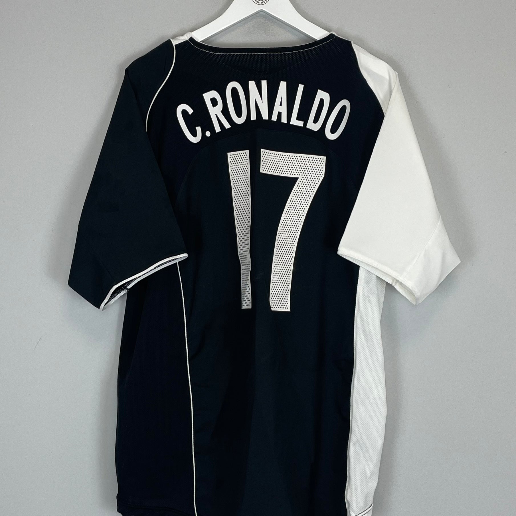 Shop 2004 PORTUGAL C.RONALDO #17 ANTI RACISM SHIRT (XL) NIKE, classic football shirts, vintage football shirts & retro soccer jerseys at Cult Kits