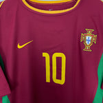 Shop 2002/04 PORTUGAL RUI COSTA #10 HOME SHIRT (M) NIKE, classic football shirts, vintage football shirts & retro soccer jerseys at Cult Kits
