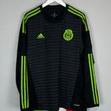 Shop 2015/16 MEXICO L/S AWAY SHIRT (XL) ADIDAS, classic football shirts, vintage football shirts & retro soccer jerseys at Cult Kits