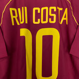 Shop 2002/04 PORTUGAL RUI COSTA #10 HOME SHIRT (M) NIKE, classic football shirts, vintage football shirts & retro soccer jerseys at Cult Kits