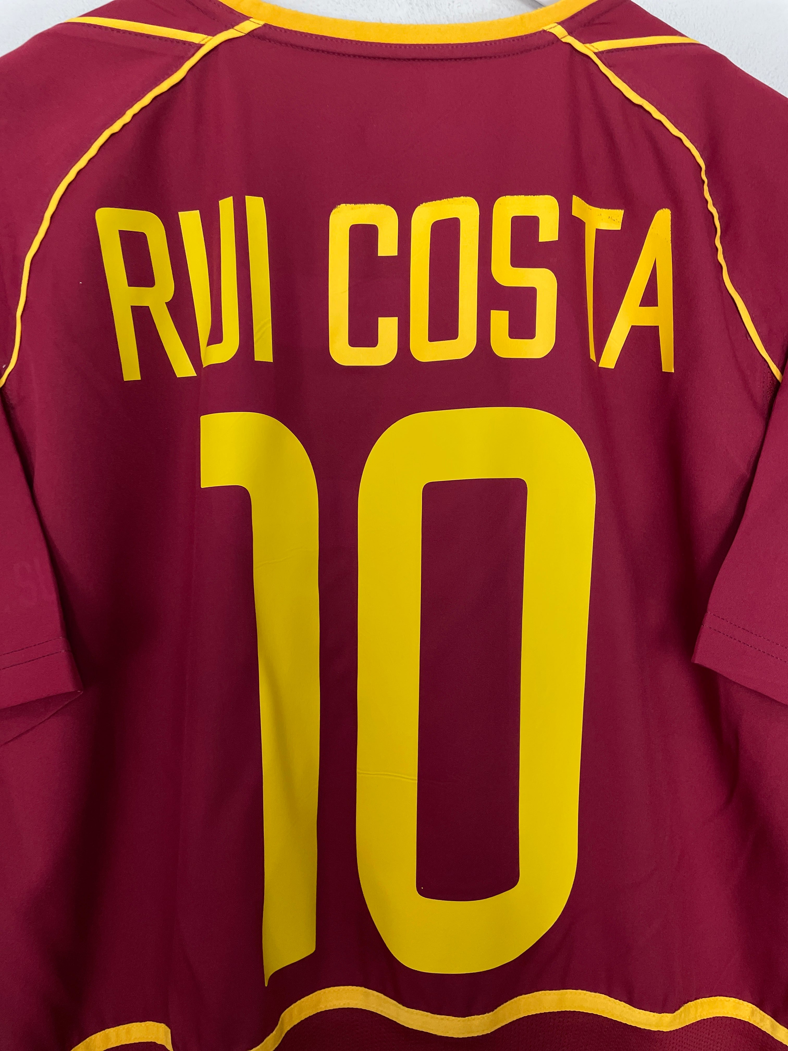 Shop 2002/04 PORTUGAL RUI COSTA #10 HOME SHIRT (M) NIKE, classic football shirts, vintage football shirts & retro soccer jerseys at Cult Kits