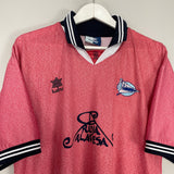 Shop 2000/01 DEPORTIVO ALAVES AWAY SHIRT (XXL) LUANVI, classic football shirts, vintage football shirts & retro soccer jerseys at Cult Kits