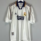 1998/00 REAL MADRID J.M GUTI #14 HOME SHIRT (L) ADIDAS