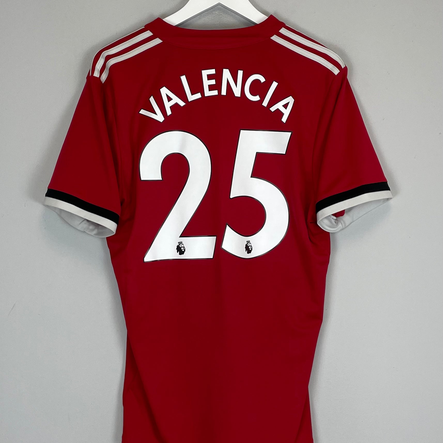 Shop 2017/18 MANCHESTER UNITED VALENCIA #25 HOME SHIRT (L) ADIDAS, classic football shirts, vintage football shirts & retro soccer jerseys at Cult Kits
