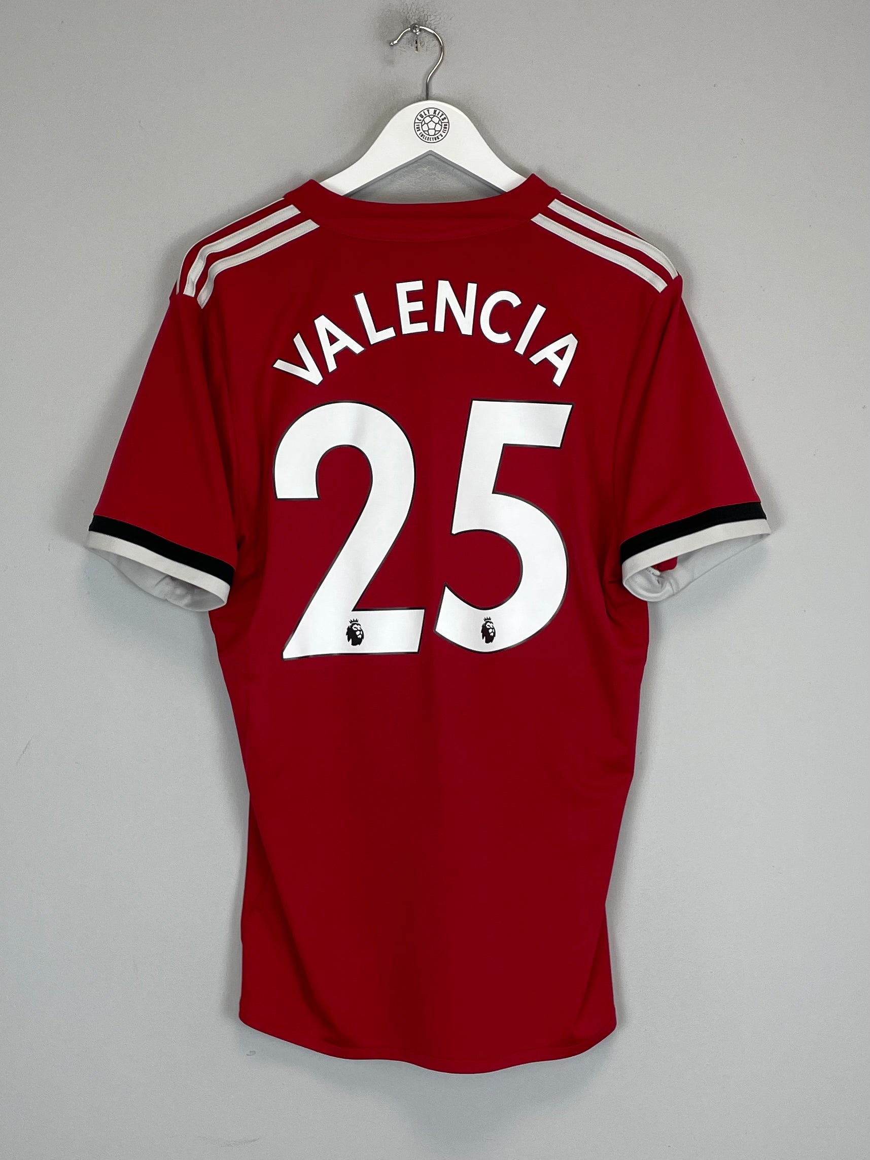 Shop 2017/18 MANCHESTER UNITED VALENCIA #25 HOME SHIRT (L) ADIDAS, classic football shirts, vintage football shirts & retro soccer jerseys at Cult Kits
