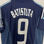 Shop 2002/04 ARGENTINA BATISTUTA #9 AWAY SHIRT (M) ADIDAS, classic football shirts, vintage football shirts & retro soccer jerseys at Cult Kits