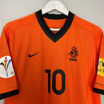 Shop 2000/02 NETHERLANDS BERGKAMP #10 HOME SHIRT (S) NIKE, classic football shirts, vintage football shirts & retro soccer jerseys at Cult Kits