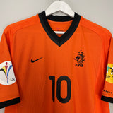 Shop 2000/02 NETHERLANDS BERGKAMP #10 HOME SHIRT (S) NIKE, classic football shirts, vintage football shirts & retro soccer jerseys at Cult Kits