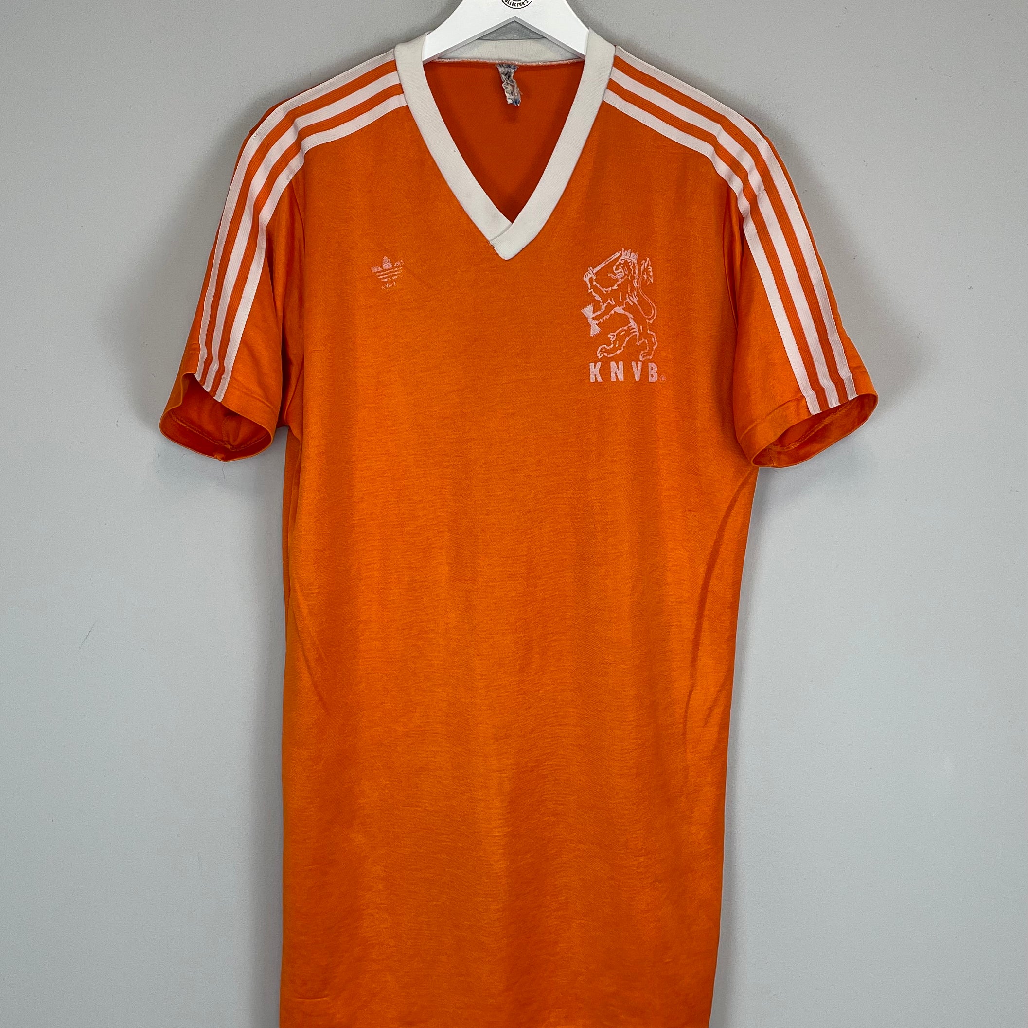 Shop 1985/87 NETHERLANDS HOME SHIRT (XL) ADIDAS, classic football shirts, vintage football shirts & retro soccer jerseys at Cult Kits