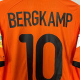 Shop 2000/02 NETHERLANDS BERGKAMP #10 HOME SHIRT (S) NIKE, classic football shirts, vintage football shirts & retro soccer jerseys at Cult Kits