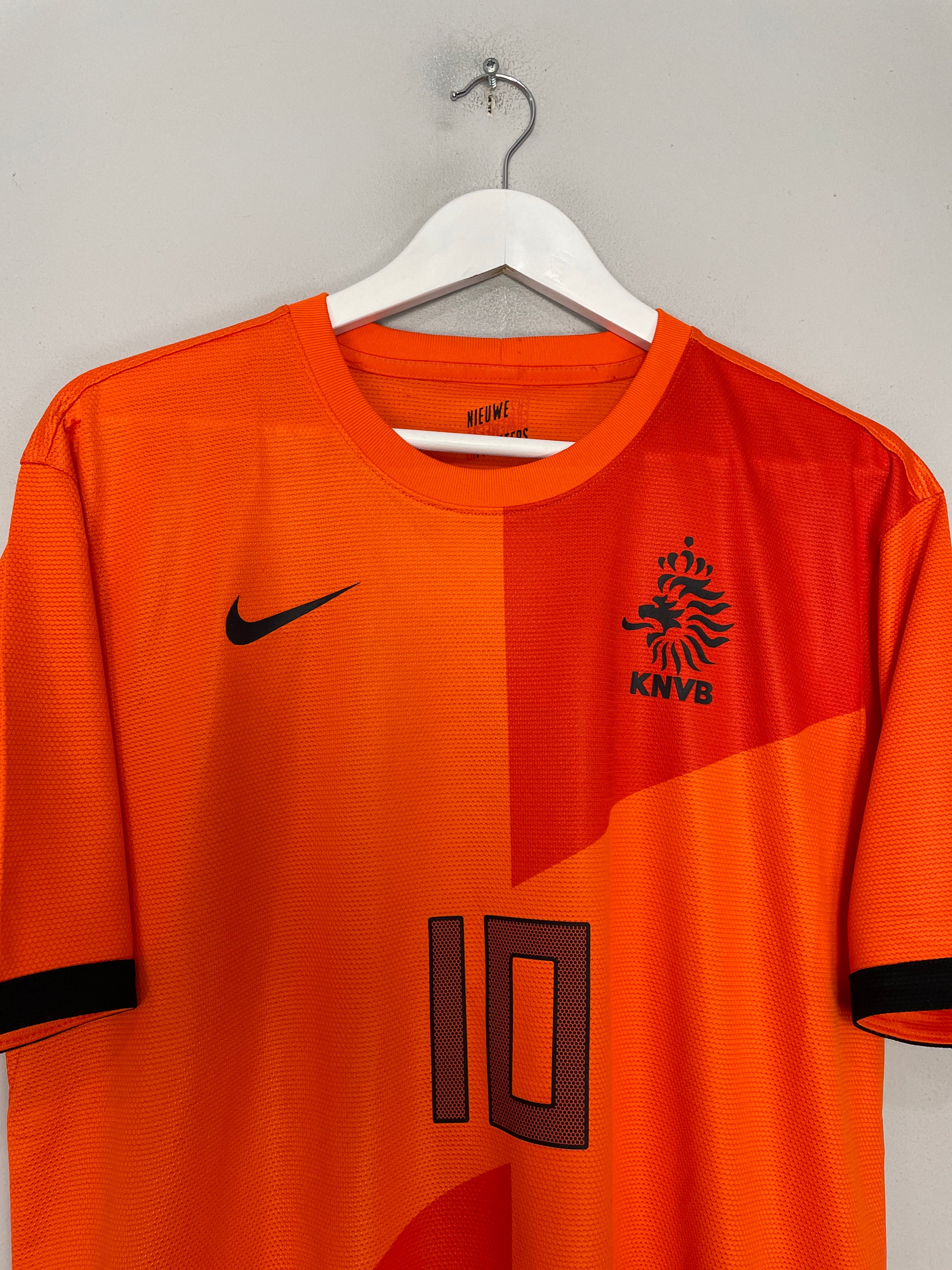 Shop 2012/13 NETHERLANDS SNEIJDER #10 HOME SHIRT (L) NIKE, classic football shirts, vintage football shirts & retro soccer jerseys at Cult Kits