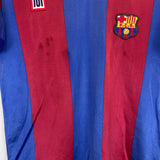 Shop 1984/89 BARCELONA HOME SHIRT (M) MEYBA, classic football shirts, vintage football shirts & retro soccer jerseys at Cult Kits