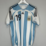 Shop 2006/07 ARGENTINA MESSI #19 HOME SHIRT (S) ADIDAS, classic football shirts, vintage football shirts & retro soccer jerseys at Cult Kits