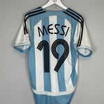 Shop 2006/07 ARGENTINA MESSI #19 HOME SHIRT (S) ADIDAS, classic football shirts, vintage football shirts & retro soccer jerseys at Cult Kits