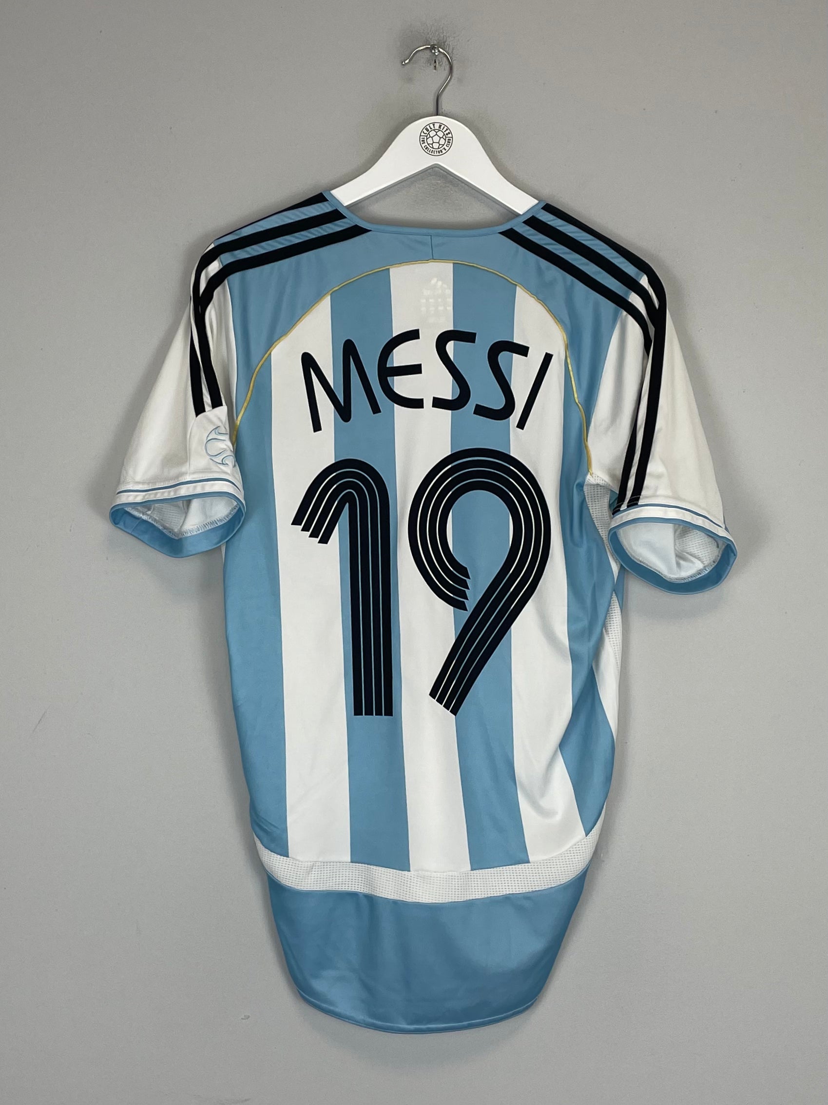 Shop 2006/07 ARGENTINA MESSI #19 HOME SHIRT (S) ADIDAS, classic football shirts, vintage football shirts & retro soccer jerseys at Cult Kits