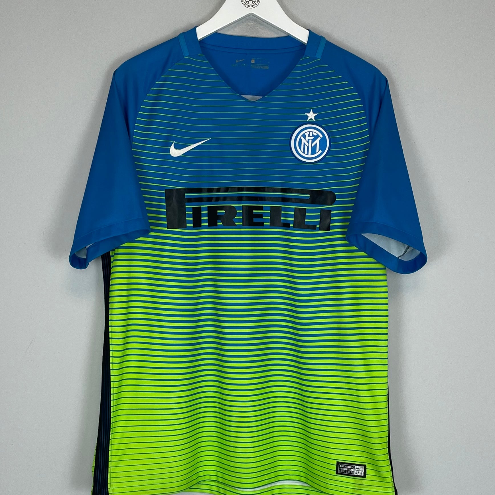 Shop 2016/17 INTER MILAN THIRD SHIRT (L) NIKE, classic football shirts, vintage football shirts & retro soccer jerseys at Cult Kits