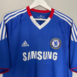 Shop 2010/11 CHELSEA DROGBA #11 HOME SHIRT (L) ADIDAS, classic football shirts, vintage football shirts & retro soccer jerseys at Cult Kits