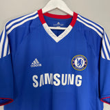 Shop 2010/11 CHELSEA DROGBA #11 HOME SHIRT (L) ADIDAS, classic football shirts, vintage football shirts & retro soccer jerseys at Cult Kits