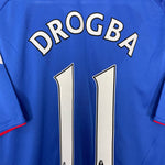 Shop 2010/11 CHELSEA DROGBA #11 HOME SHIRT (L) ADIDAS, classic football shirts, vintage football shirts & retro soccer jerseys at Cult Kits