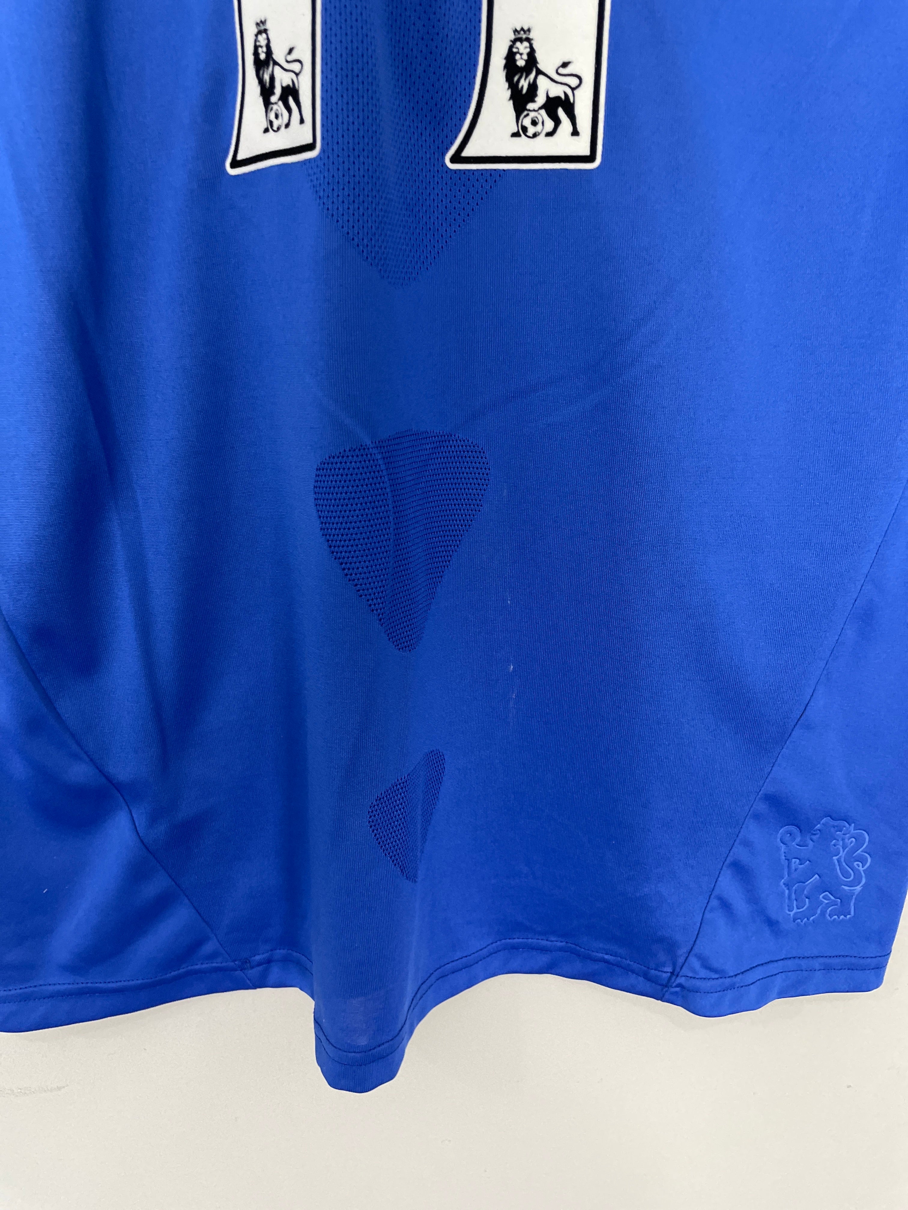 Shop 2010/11 CHELSEA DROGBA #11 HOME SHIRT (L) ADIDAS, classic football shirts, vintage football shirts & retro soccer jerseys at Cult Kits