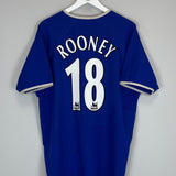2003/04 EVERTON ROONEY #18 HOME SHIRT (XL) PUMA