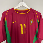 Shop 2002/04 PORTUGAL C.RONALDO #11 HOME SHIRT (L) NIKE, classic football shirts, vintage football shirts & retro soccer jerseys at Cult Kits